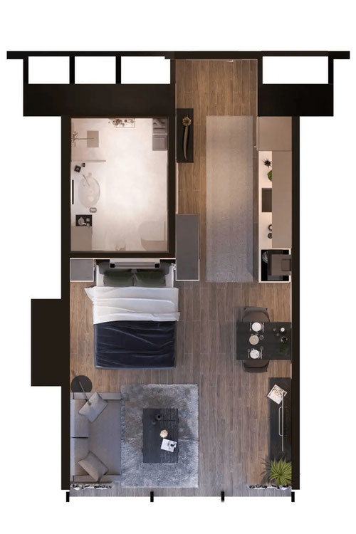 Apartment 1010 Layout preview