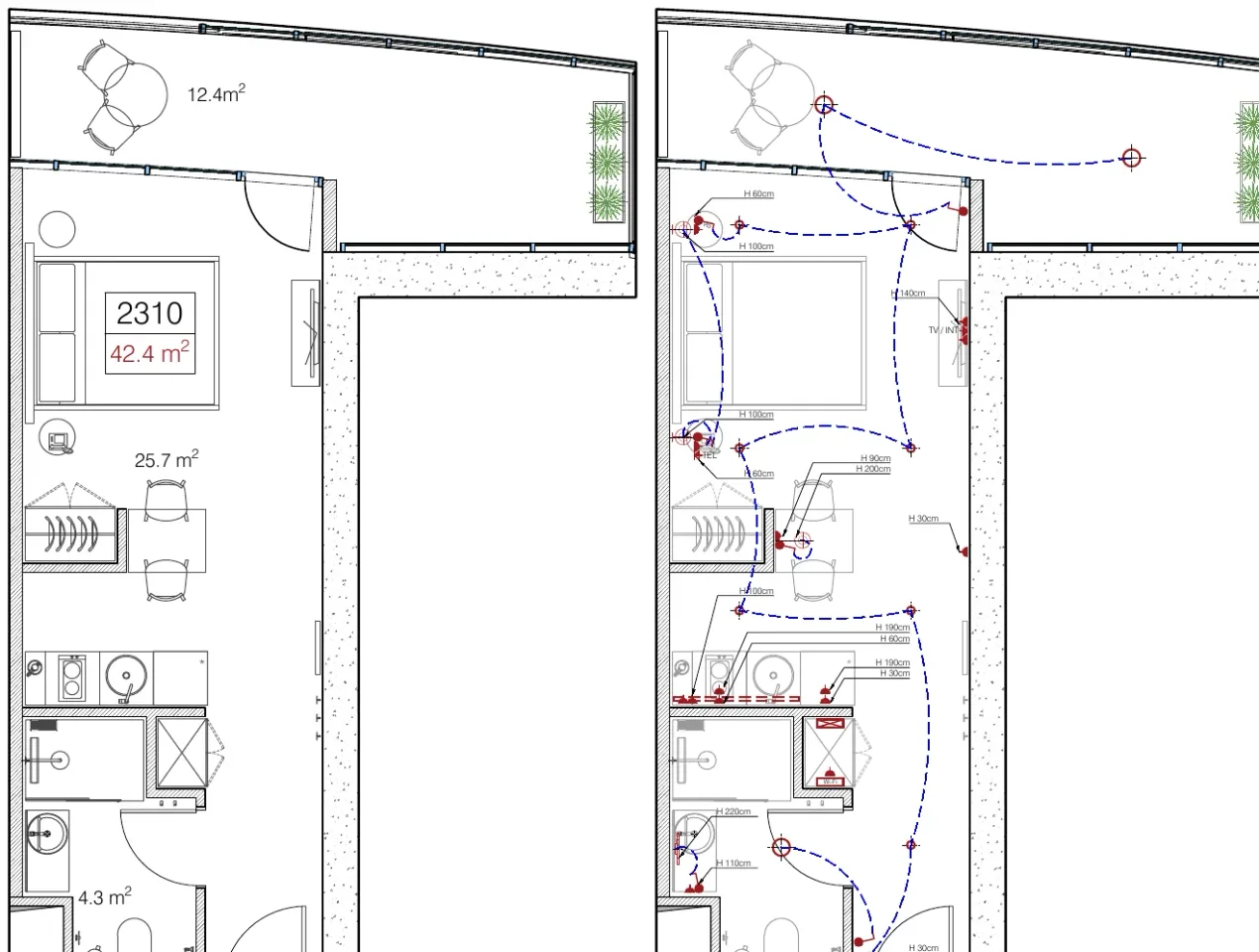 Apartment 2310 Layout preview